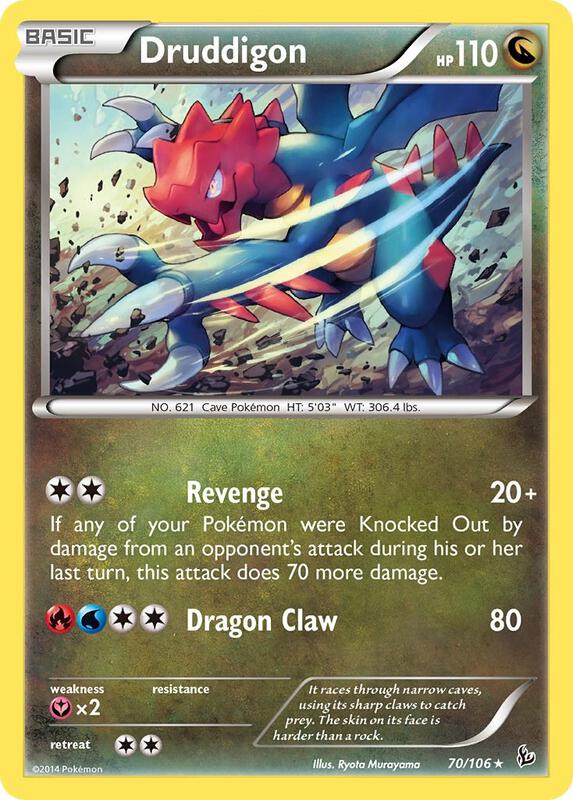 Druddigon - 70/106 (Flashfire) 070/106 from Deck Exclusives