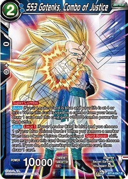 SS3 Gotenks, Combo of Justice