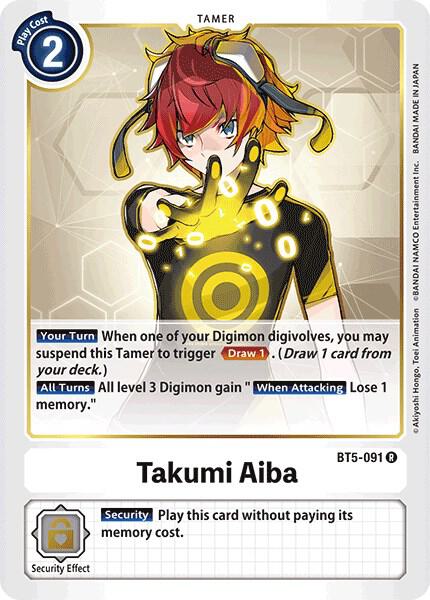 Takumi Aiba - Battle of Omni - Digimon Card Game - TCGplayer.com
