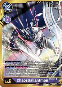 ChaosGallantmon (Alternate Art - Kenji Watanabe) - Battle of Omni - Digimon card