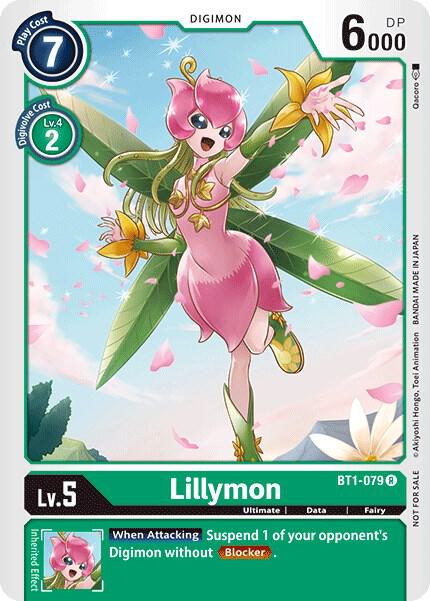 Lillymon BT1 079 Tamer Party Vol 2 Promo digimon card