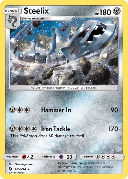 Steelix - 125/214 (Cosmos Holo)
