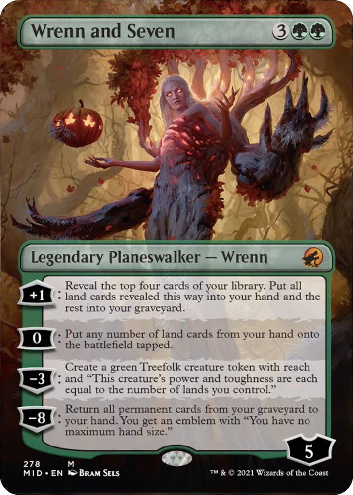 MTG レンと六番/Wrenn and Six 4枚セット Wrenn and Six - Double Masters 2022 - Magic: The Gathering