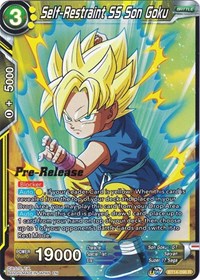 Self-Restraint SS Son Goku card art
