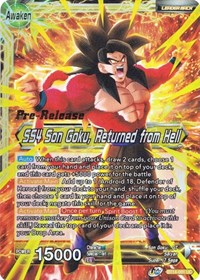 Son Goku // SS4 Son Goku, Returned from Hell card art