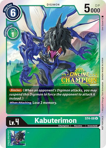 Kabuterimon ST4 08 2021 Championship Online Regional Online Champion (Foil)
