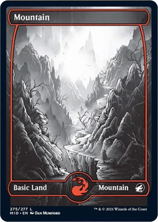 Mountain (275) - Innistrad: Midnight Hunt - Magic: The Gathering