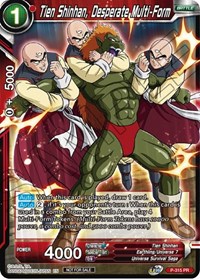 Tien Shinhan, Desperate Multi-Form card art