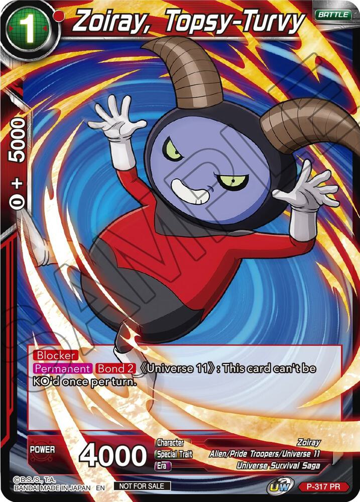 Zoiray, Topsy-Turvy #P-317 — Tournament Promotion Cards