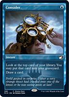 consider mtg card [Innistrad: Midnight Hunt] Put the exiled cards on the bottom in a random order.) Instant and sorcery spells you cast from your hand have cascade. Tarkir: Dragonstorm: Ugin, Eye of