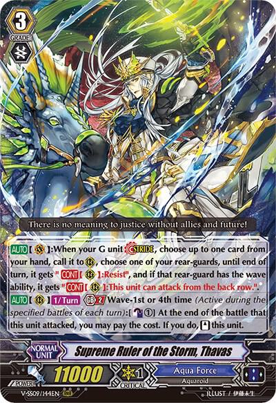 Supreme Ruler of the Storm, Thavas - V-SS09: Revival Selection