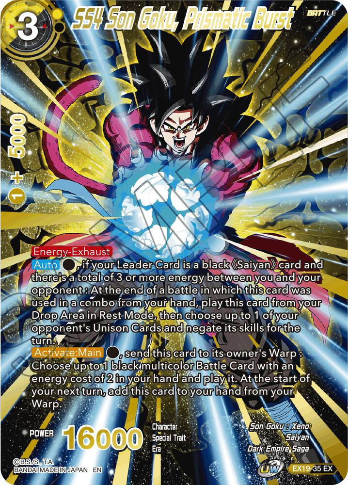 SS4 Son Goku, Prismatic Burst - Special Anniversary Set 2021