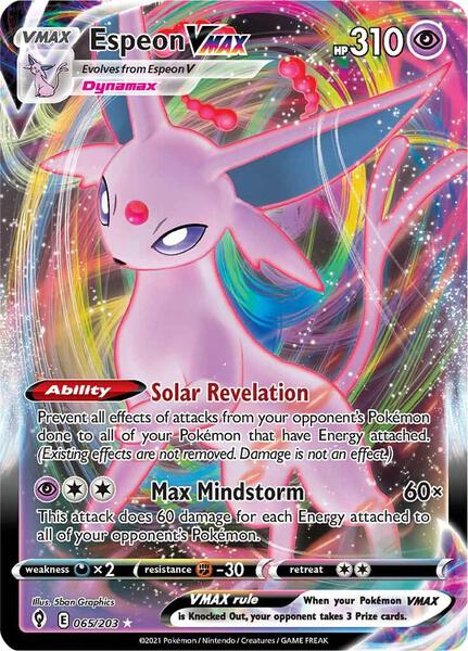 Espeon VMAX card image