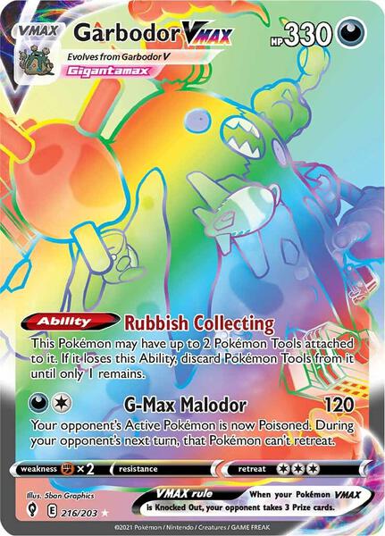 Garbodor VMAX (Secret) card image