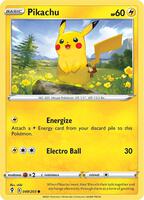 thumbnail image 2 of Pikachu - EB01: Sword & Shield - 065/202 - French Pokemon Card (Lightly Played) 2 of 6