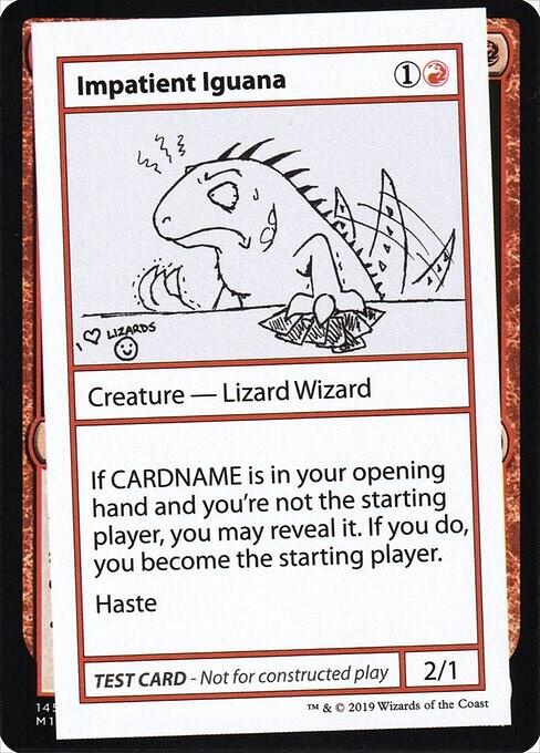 Impatient Iguana (No PW Symbol)