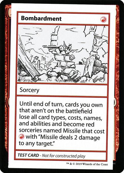 Bombardment (No PW Symbol)