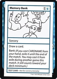 Memory Bank (No PW Symbol) - Mystery Booster: Convention Edition Exclusives - Magic: The Gathering card