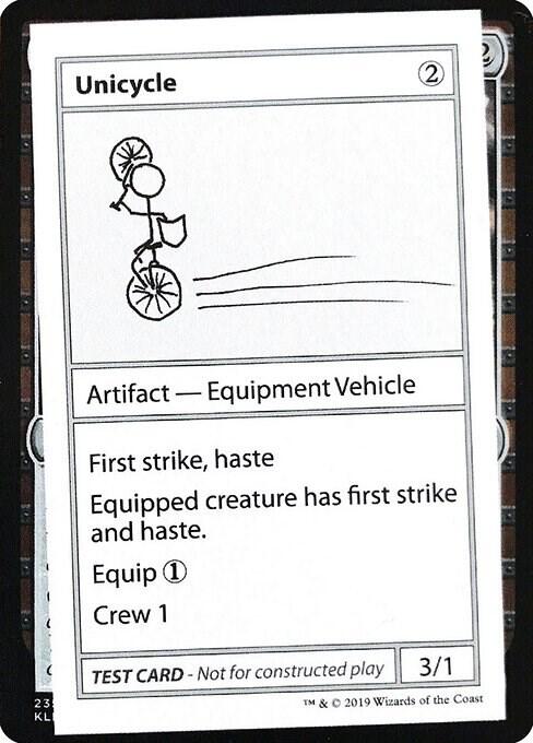 Unicycle (No PW Symbol)
