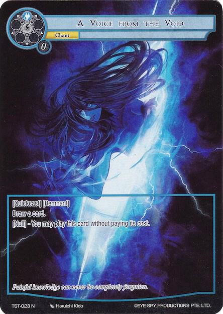 A Voice from the Void (Full Art)