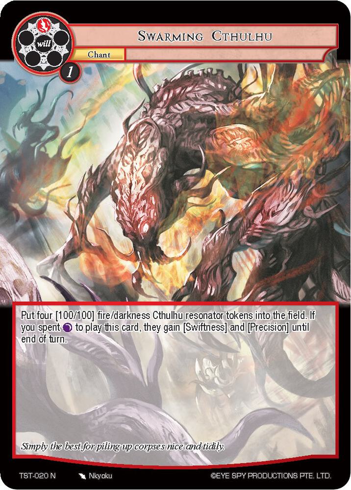 Swarming Cthulhu - The Seventh - Force of Will - TCGplayer.com Swarming Cthulhu - The Seventh - Force of Will - TCGplayer.com