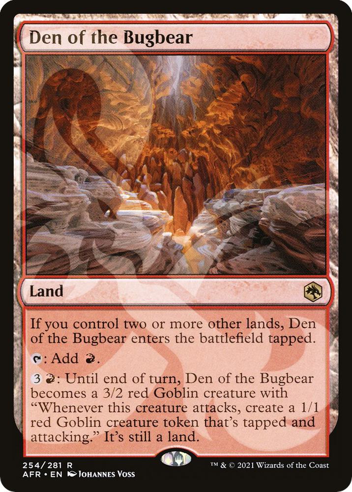 ダージュ オブ ケルベロスMTG プラトークン全10種セット×5セット Den of the Bugbear - AFR Ampersand Promos - Magic: The Gathering