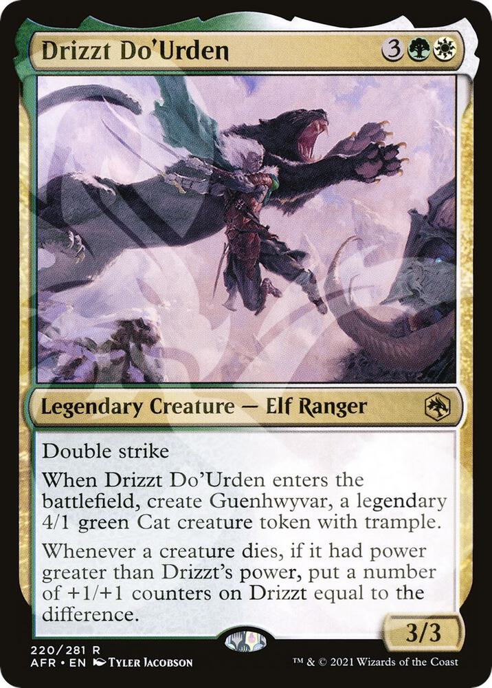 Drizzt Do'Urden - AFR Ampersand Promos - Magic: The Gathering