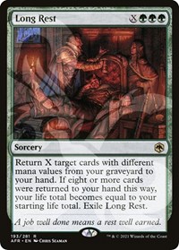Long Rest - AFR Ampersand Promos - Magic: The Gathering card