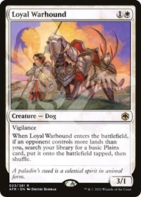 Loyal Warhound - AFR Ampersand Promos - Magic: The Gathering card
