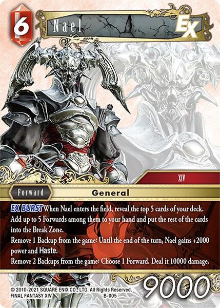 Nael EX (Boss Deck: Chaos) — Final Fantasy TCG card