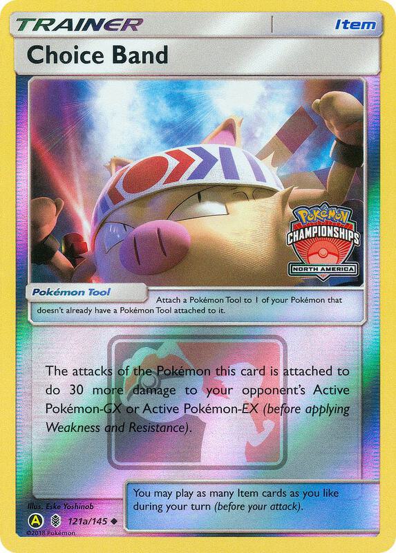Choice Band - 121a/145 (North America Championships) 121a/145 from League & Championship Cards