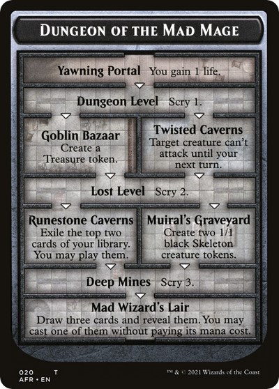 Dungeon of the Mad Mage // Tomb of Annihilation Double-Sided Token