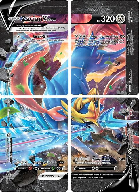 Zacian V-UNION [Set of 4]  from SWSH: Sword & Shield Promo Cards