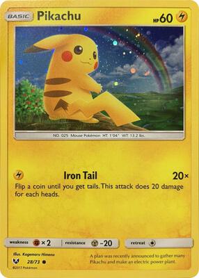 Pikachu - 28/73 (Cosmos Holo)