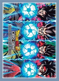 Dragon Ball Super CCG: Special Anniversary Box 2021 Card Sleeves - SS4 Saiyans ( · Bandai Card Sleeves