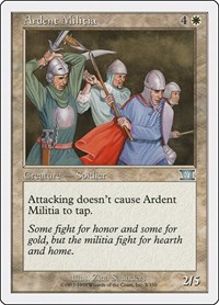 Ardent Militia - Classic Sixth Edition - Magic: The Gathering card