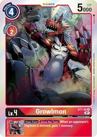 Growlmon (Starter Deck 07: Gallantmon)