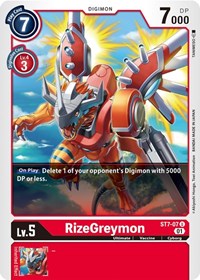 RizeGreymon (Starter Deck 07: Gallantmon)