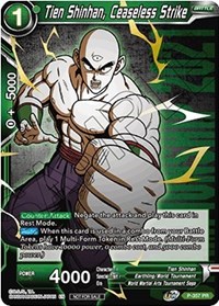 Tien Shinhan, Ceaseless Strike (Championship Pack 2021 Vol.3) (Winner Gold Stamped) card art