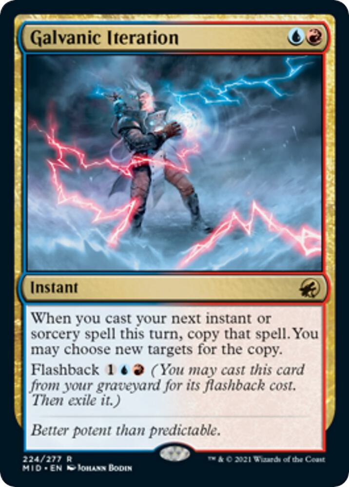 Galvanic Iteration - Innistrad: Midnight Hunt - Magic: The Gathering -  TCGplayer.com