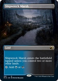Shipwreck Marsh (Borderless) - Innistrad: Midnight Hunt - Magic: The Gathering card