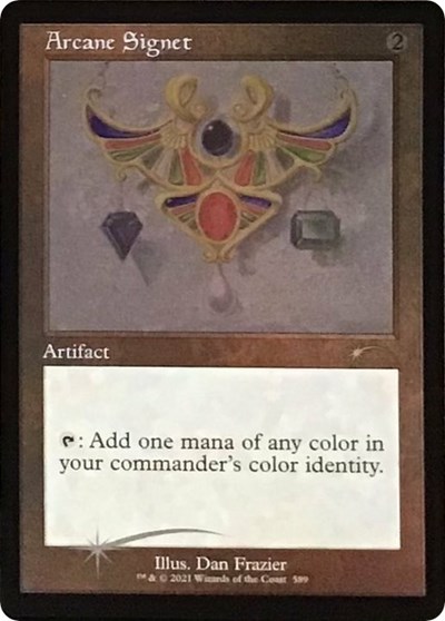 Arcane Signet 589 Foil Etched