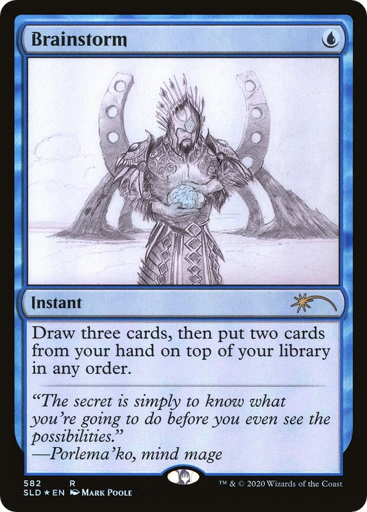 Brainstorm (582) (Sketch Showcase) - Secret Lair Drop Series