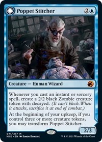 Poppet Stitcher - Innistrad: Midnight Hunt - Magic: The Gathering card