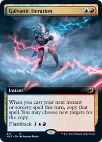 Galvanic Iteration (Extended Art) - Innistrad: Midnight Hunt - Magic: The Gathering card