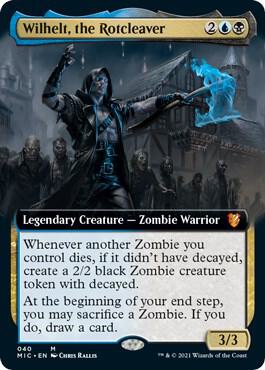 Wilhelt, the Rotcleaver (Extended Art) - Commander: Innistrad