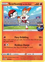 Scorbunny on the Ball - 004/005 (Pokemon Futsal) - Miscellaneous