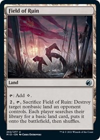 Image of the Magic the Gathering Card Field of Ruin