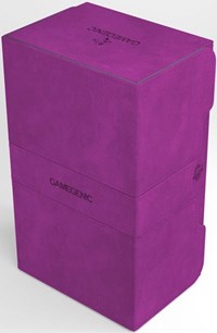 GameGenic Stronghold Deck Box Purple Holds 200plus