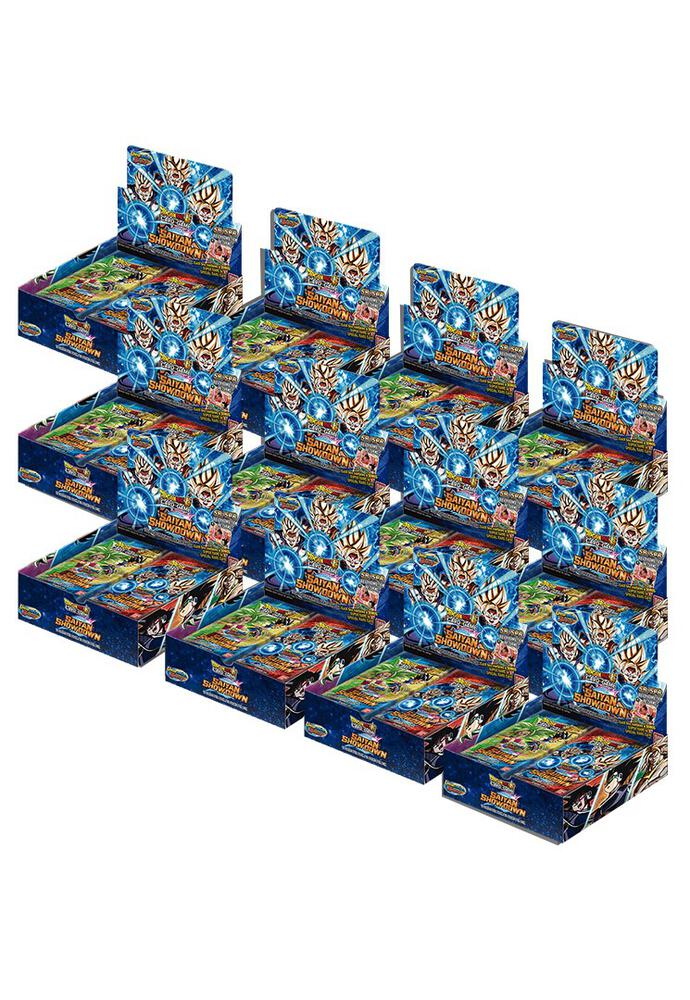 saiyan showdown booster box Dragon Ball Super TCG: Saiyan Showdown Premium Pack Set — Smoke and Mirrors  Hobby main image 0